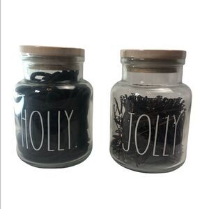 Rae Dunn HOLLY/ JOLLY apothecary jars